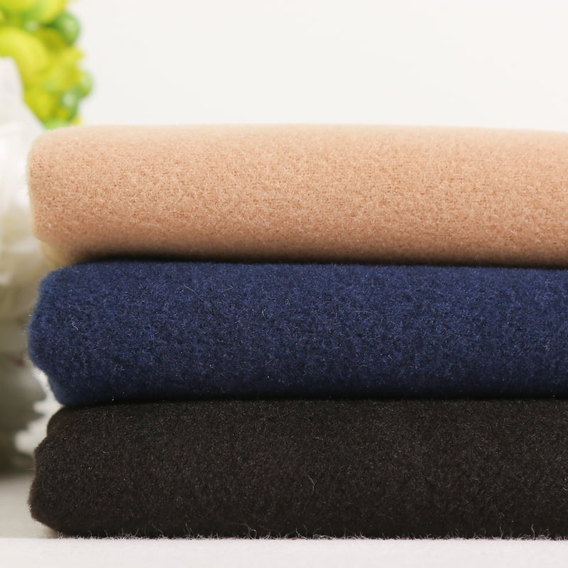 FX50081 Tung vekt dobbeltsiden børstet poly rayon spandex stoff til vinterfrakk