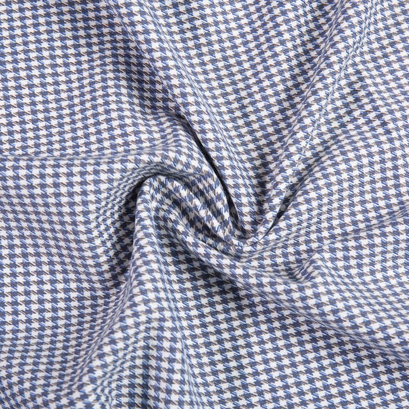 FX55681 Colorful Houndstooth Garn Dyed Customize Design TR spandex Fabric for Dack and Uniforms